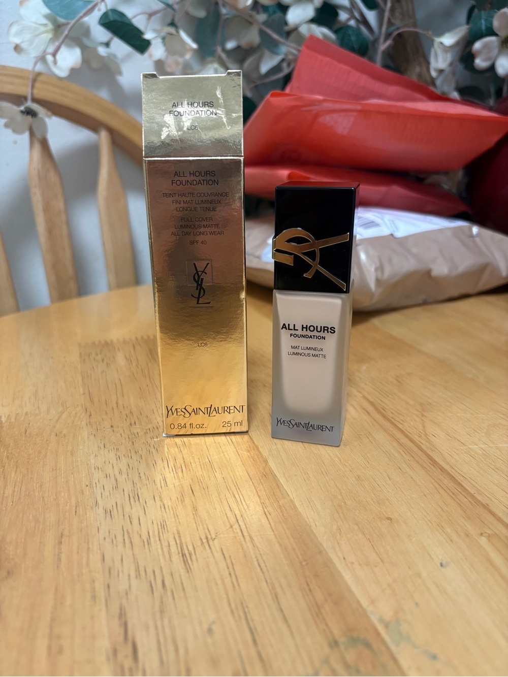 Yves Saint Laurent All Hours Foundation LC6 SPF 40 Luminous Matte 0.84oz, BNIB